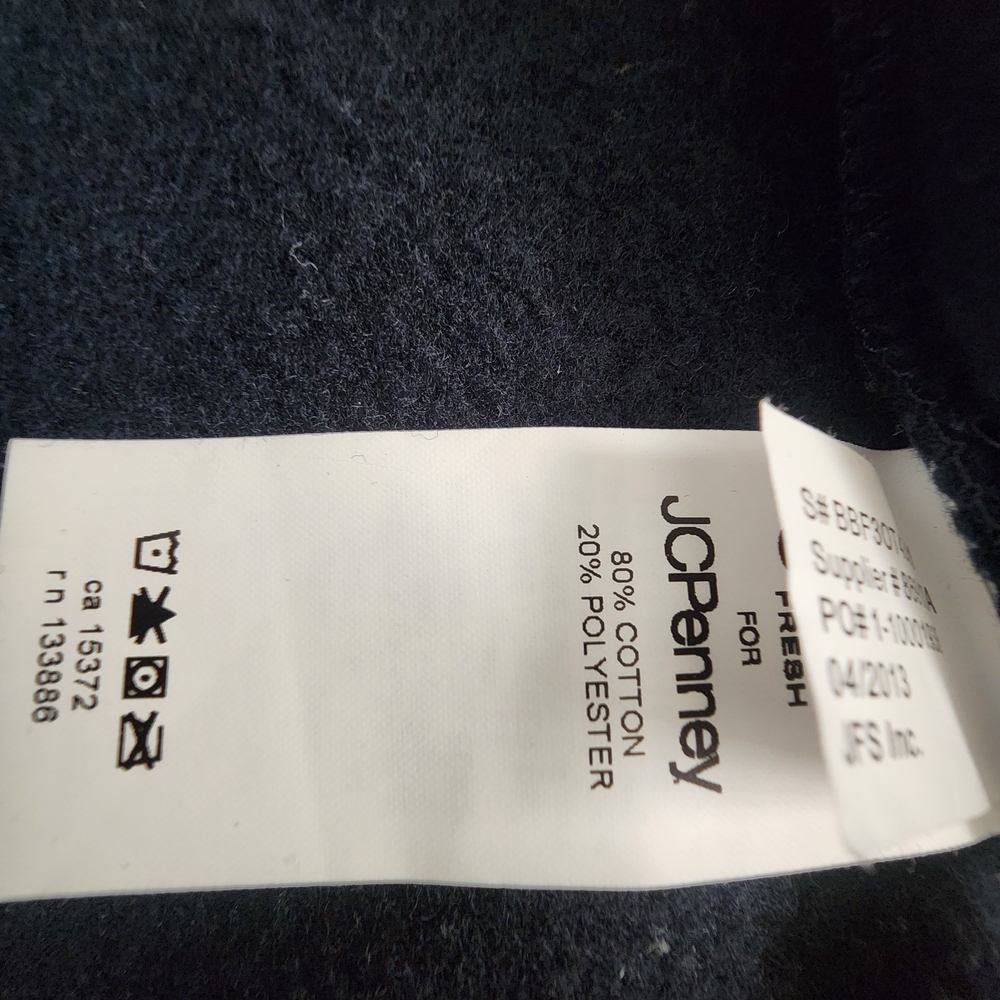 🎉Joe Fresh - Navy and White Boy's Jacket - Size: 6-12 Months - Picture 5 of 5